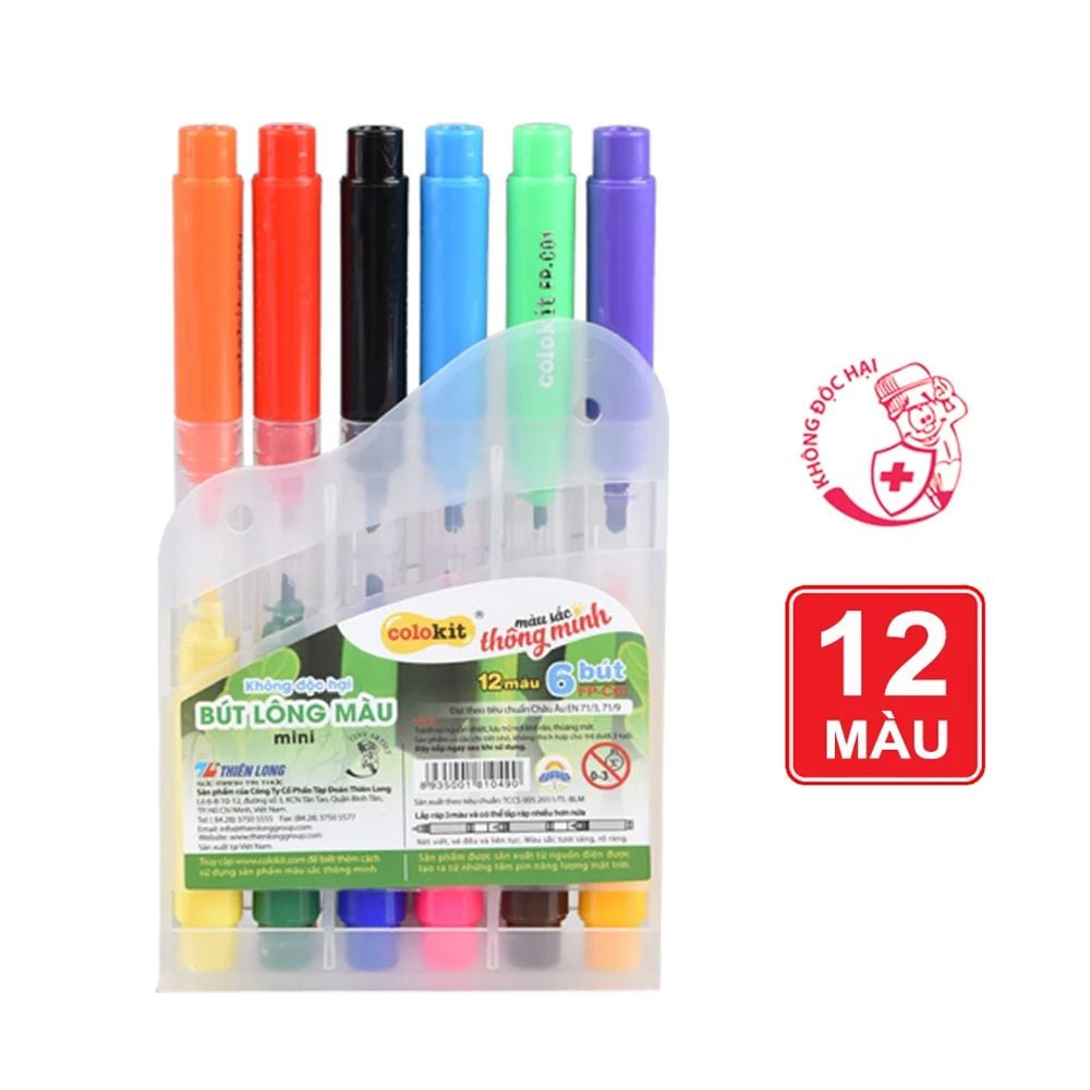 Bút lông 2 đầu Colokit FP-C01