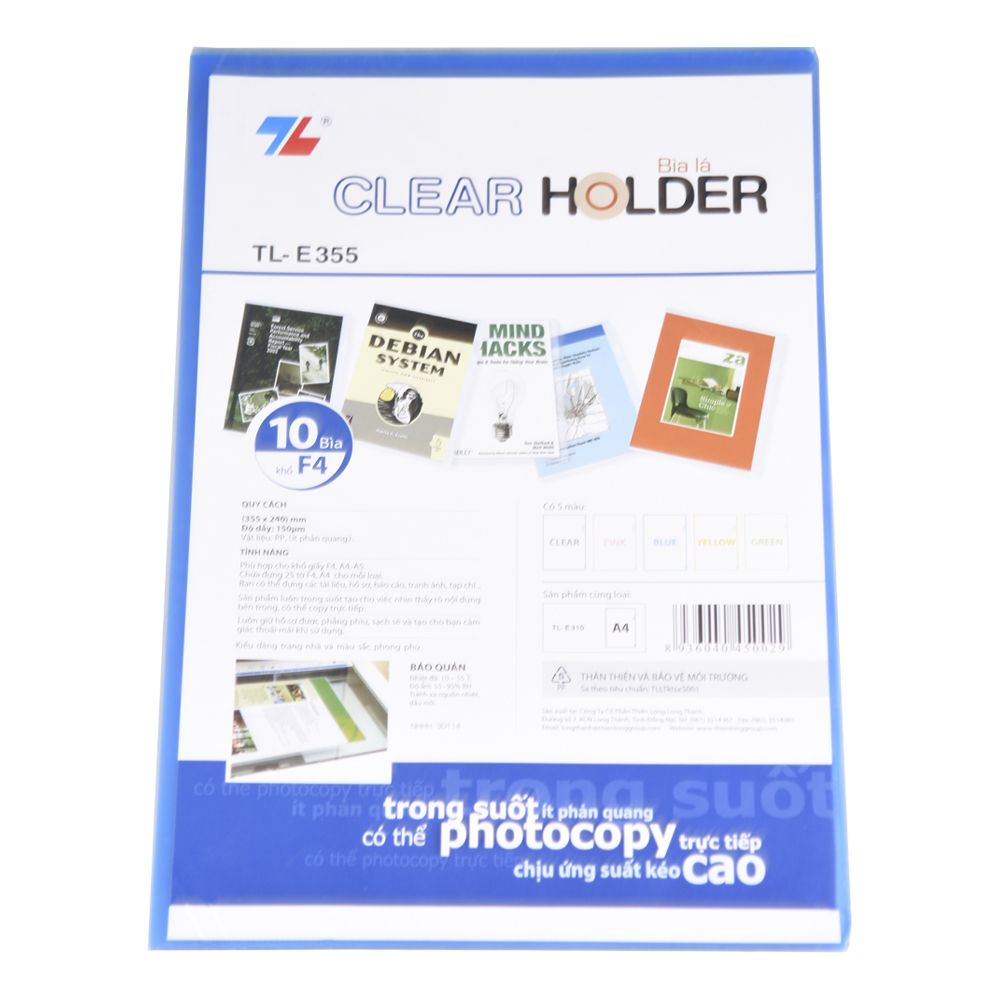 Bìa lá Thiên Long F4 E355 (FS)