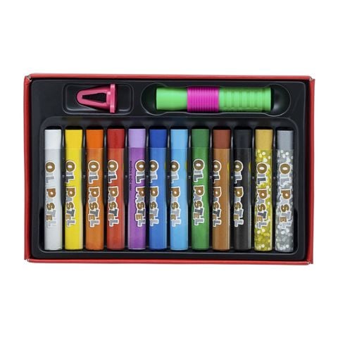 Bút sáp dầu 10 màu Thiên Long Colokit OP-C017 - Tặng 2 màu