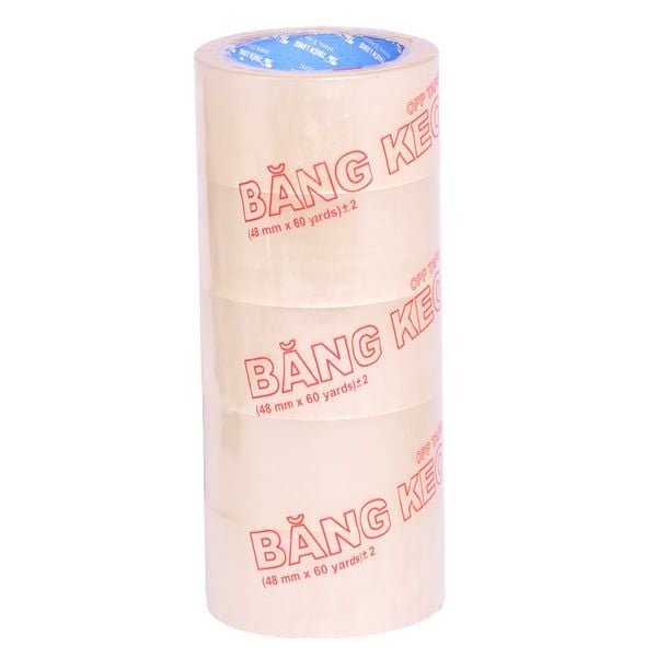 Combo 5 Băng keo trong Thiên Long BKT06 - Tặng 02 Cuộn keo đục 60 yards