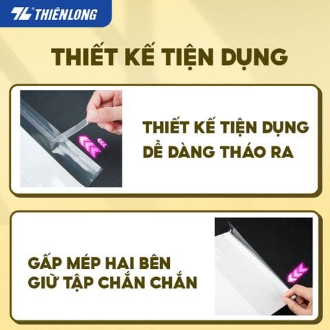 Túi 10 Bìa bao Tập sinh viên Thiên Long NBC-005