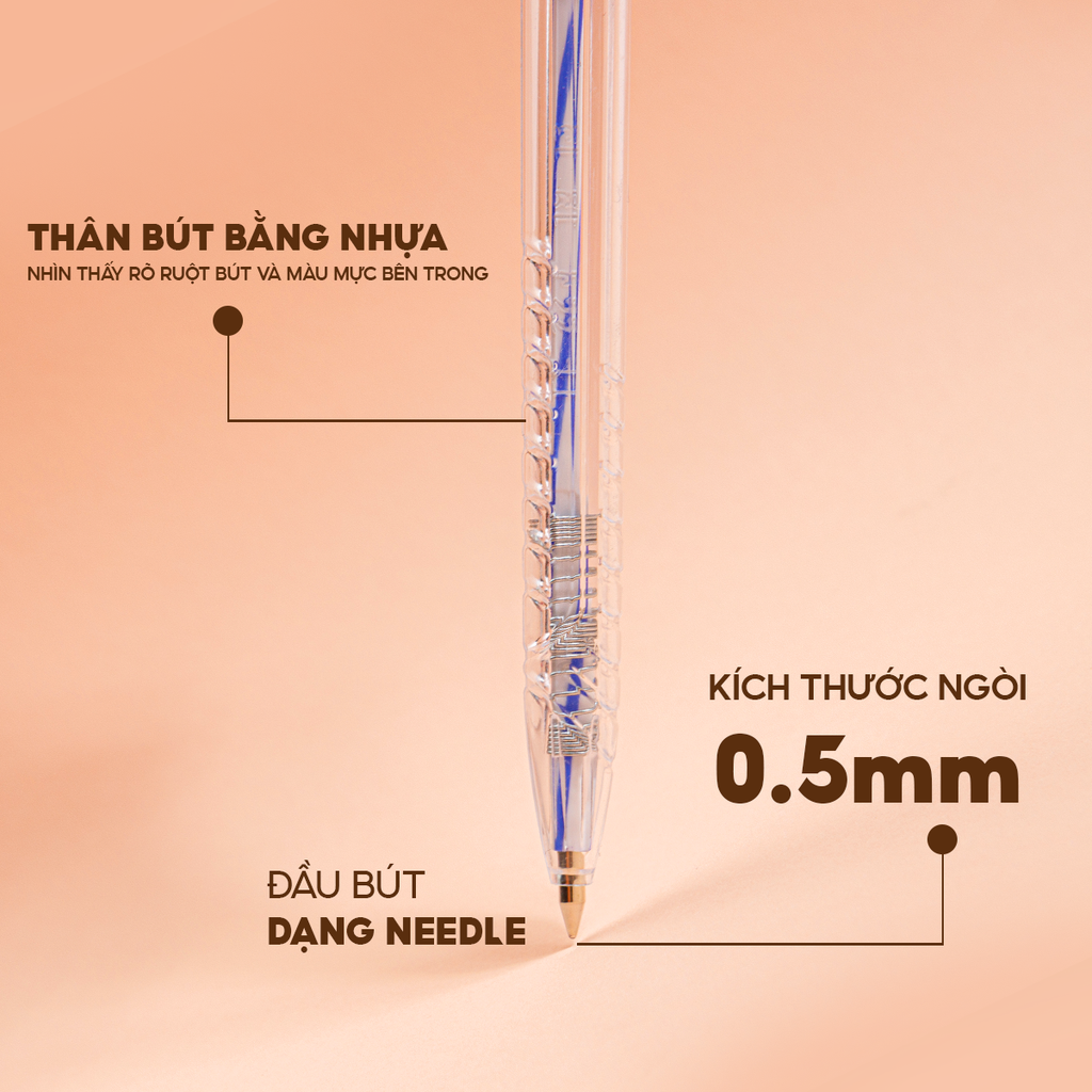 Combo 20 Bút bi Starup Thiên Long Flexoffice FO-039