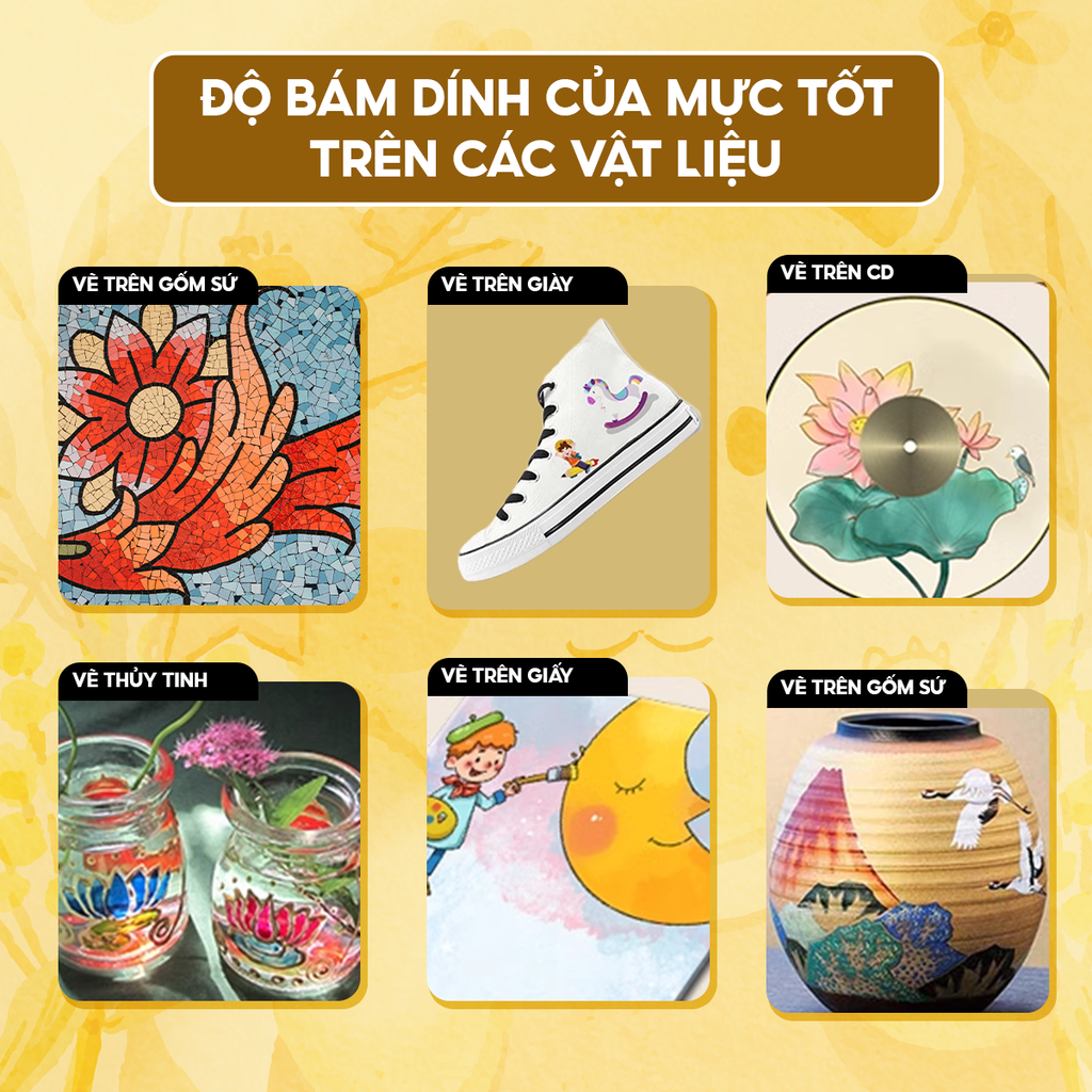 Hộp 12 bút lông dầu mỹ thuật Colokit PM-C01 vẽ được trên nhiều chất liệu, màu mực đậm, tươi sáng