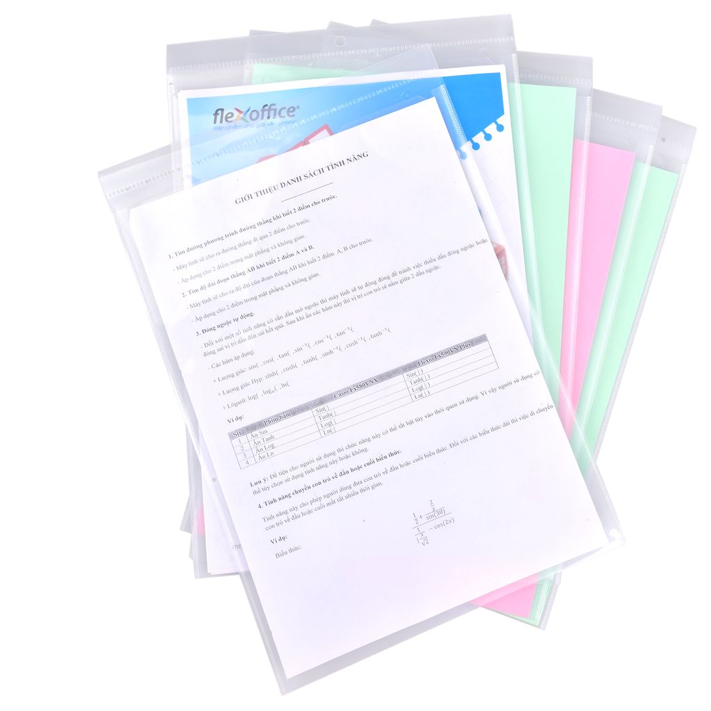 Bìa Thông tin - Checklist - Lưu trữ hồ sơ Thiên Long Flexoffice A4 FO-IF01