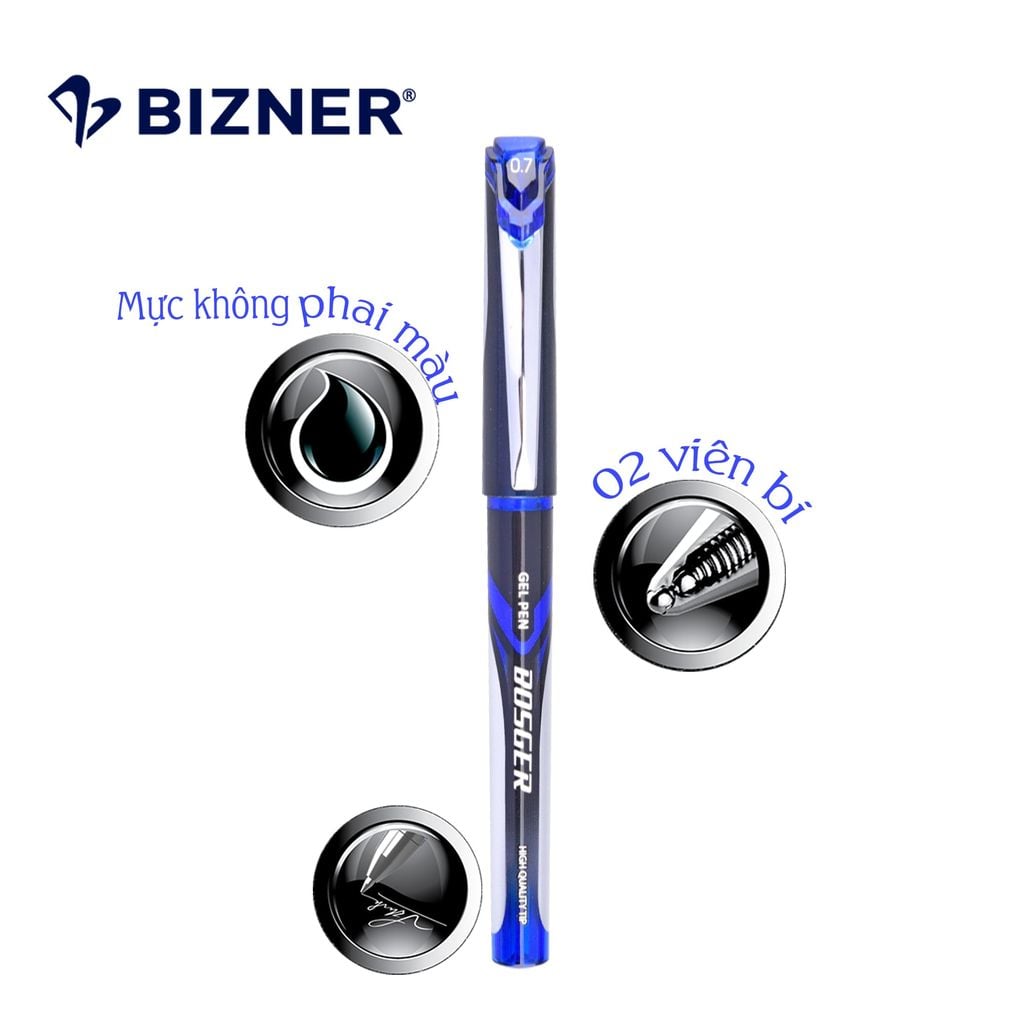 Bút gel 2 bi Bizner cao cấp BIZ-GEL23