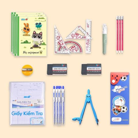 [Combo Cấp 2] Bộ Combo vinh danh - 10 Món + Tặng cặp tiện lợi