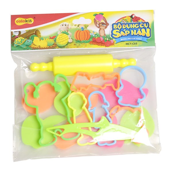 Bộ khuôn sáp nặn Colokit MCT-C03