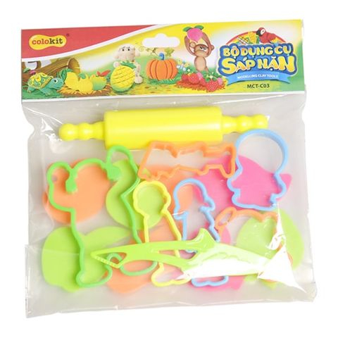 Bộ khuôn sáp nặn Colokit MCT-C03