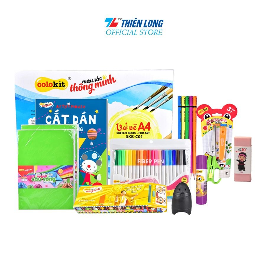 Bộ quà tặng sắc màu - họa cụ (Option 2)