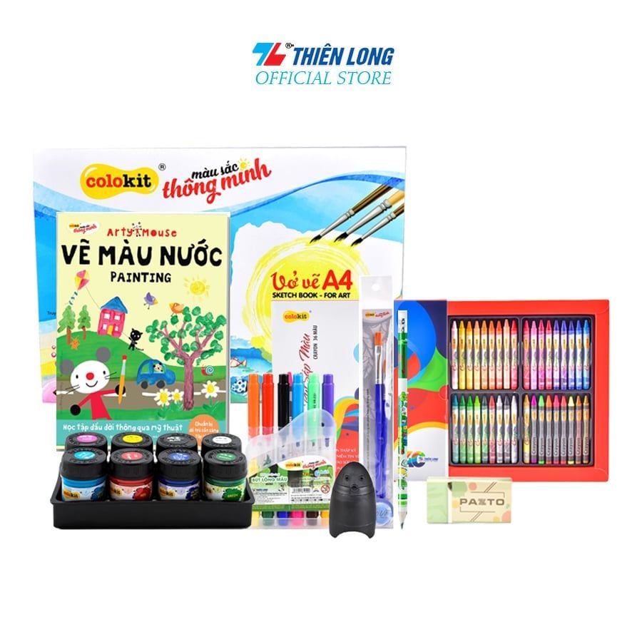 Bộ quà tặng sắc màu - họa cụ (Option 1)