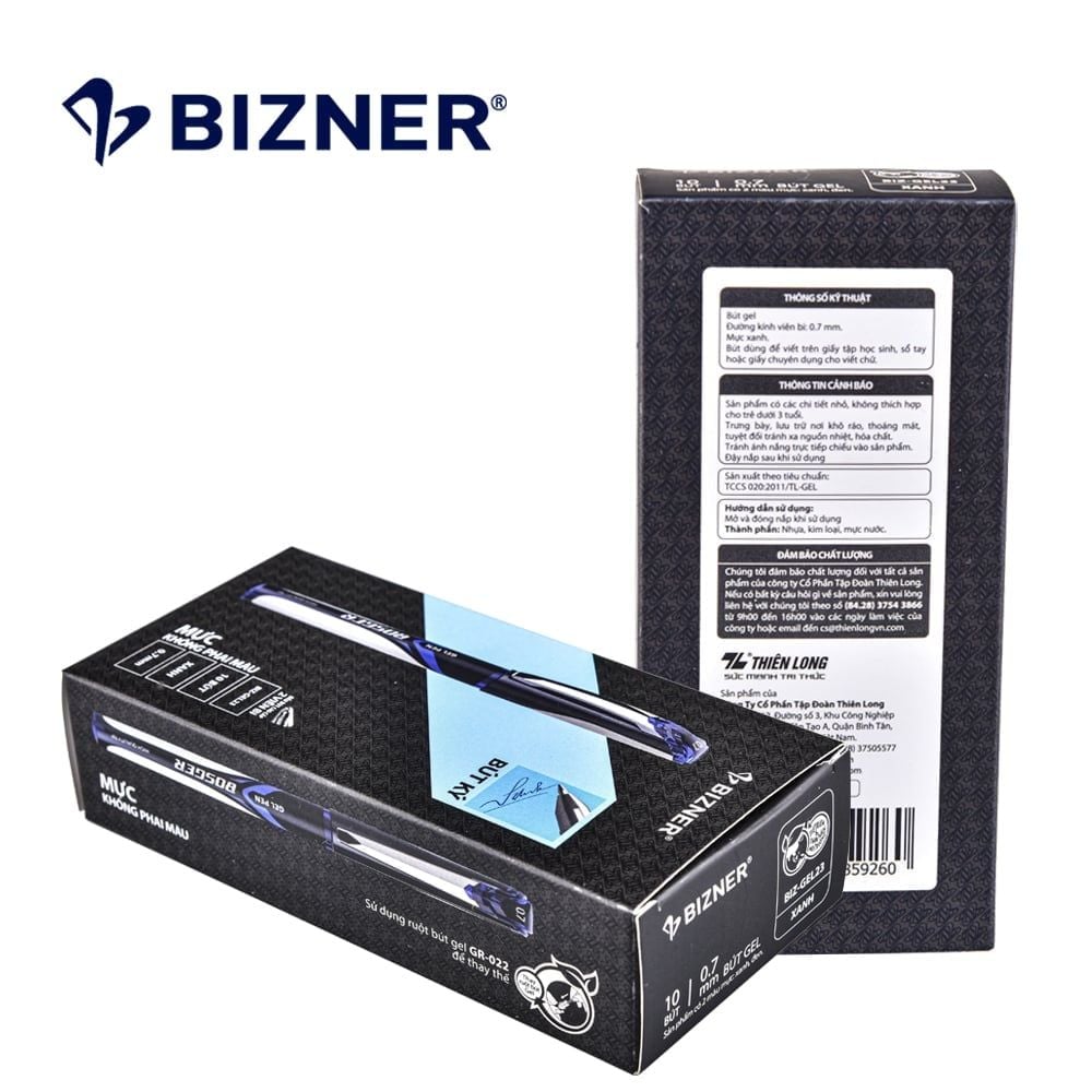 Combo 20 Bút gel 2 bi Bizner cao cấp BIZ-GEL23
