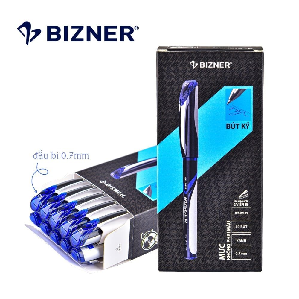 Combo 20 Bút gel 2 bi Bizner cao cấp BIZ-GEL23