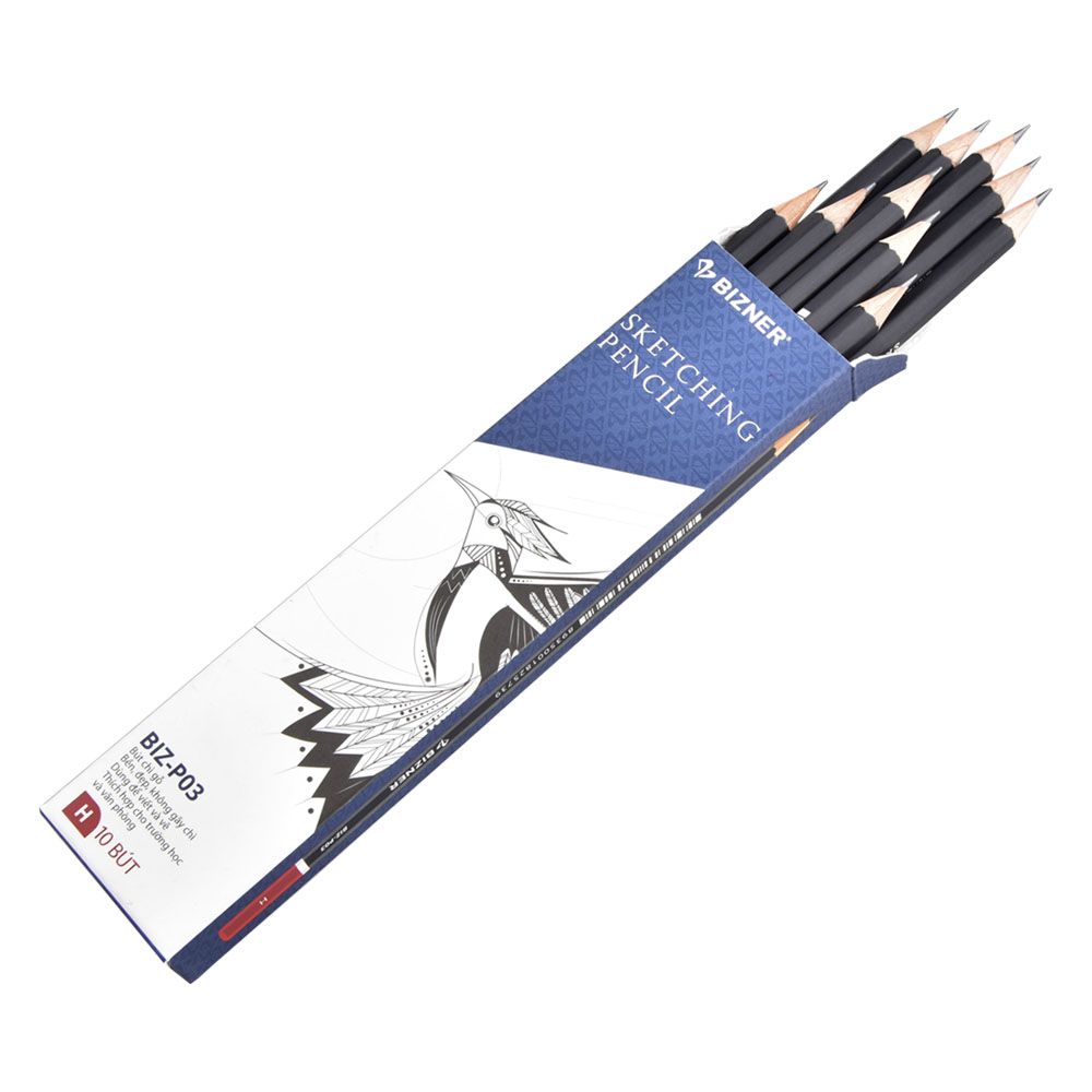 Combo 20 Bút chì gỗ cao cấp Bizner BIZ-P03