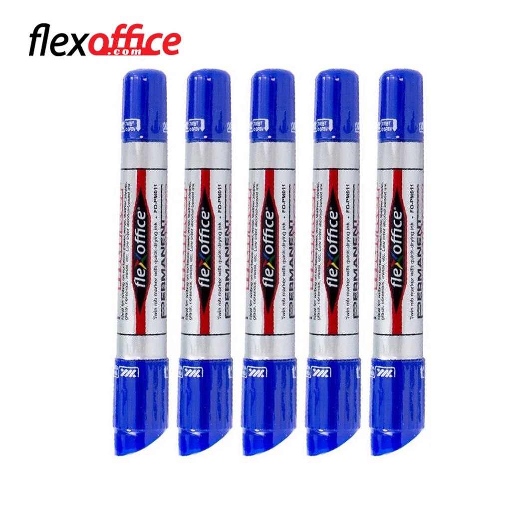 Combo 5 Bút lông dầu FlexOffice FO-PM-011