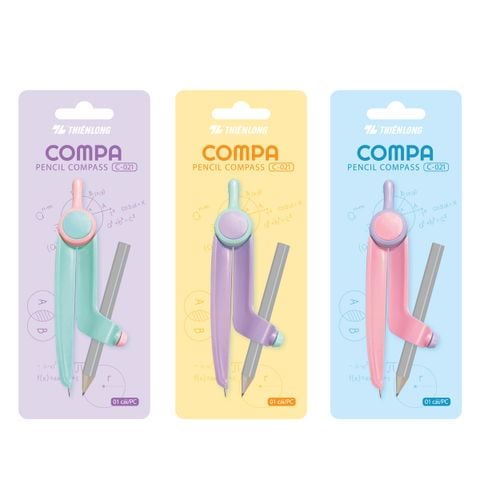 Compa - Pencil Compass Thiên Long C-021 - Màu ngẫu nhiên