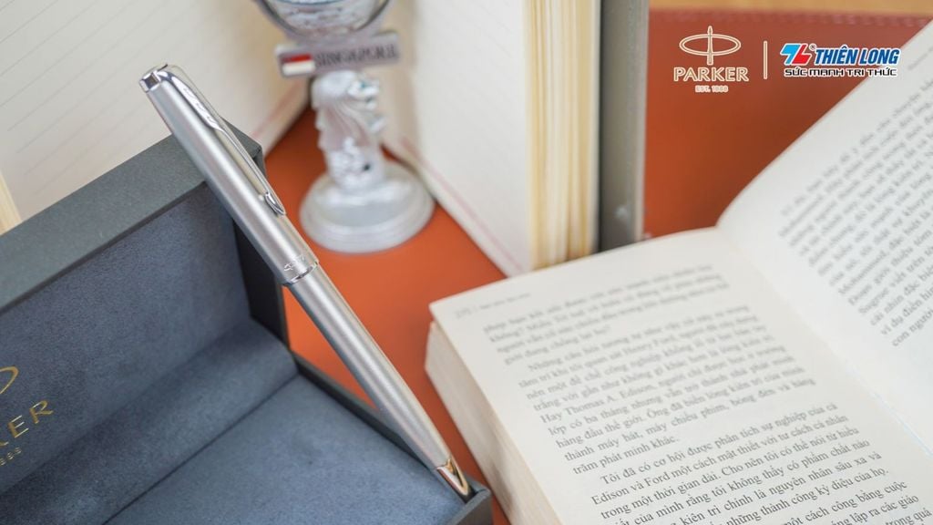 Bút bi cao cấp Parker SON X-SB StainSteel CT TB-2146880 - Thép không gỉ