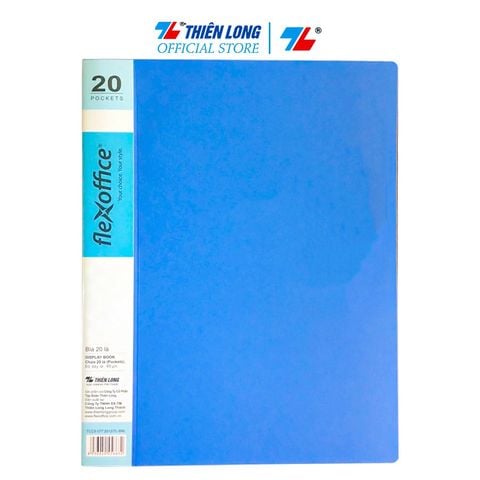 Bìa 20 lá A4 CFP20 - Xanh đậm