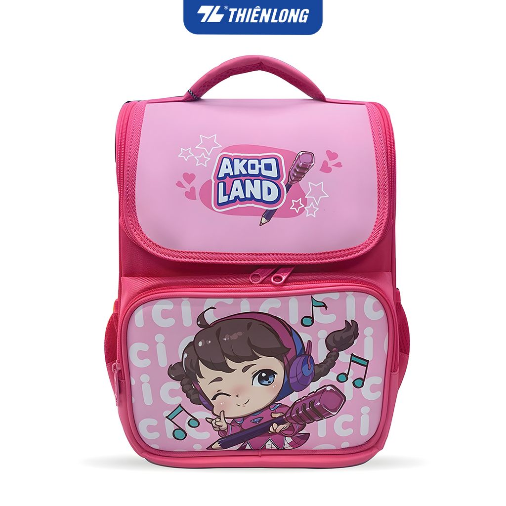 Cặp chống gù - Balo học sinh AkooLand Thiên Long BP-022/AK - Đệm mút dày dặn hơn