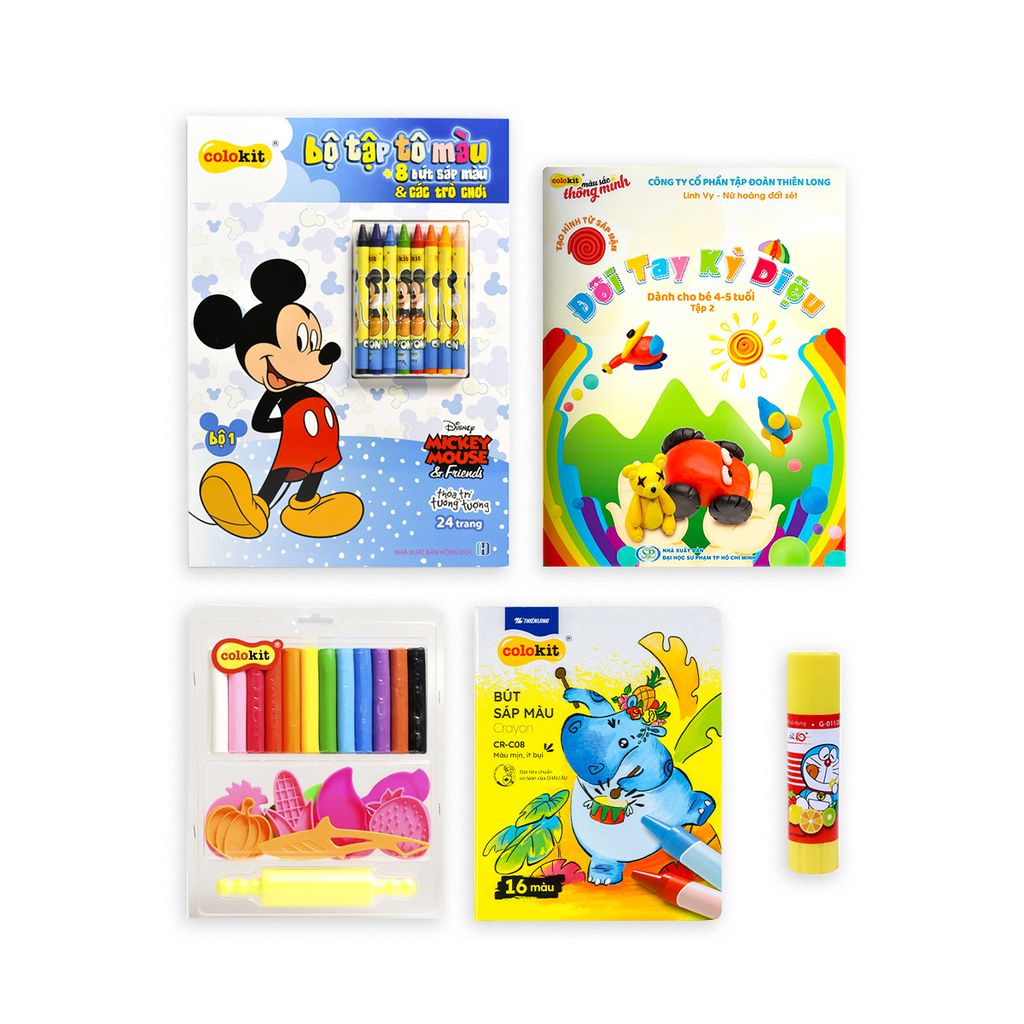 Combo mỹ thuật Mickey và những người bạn
