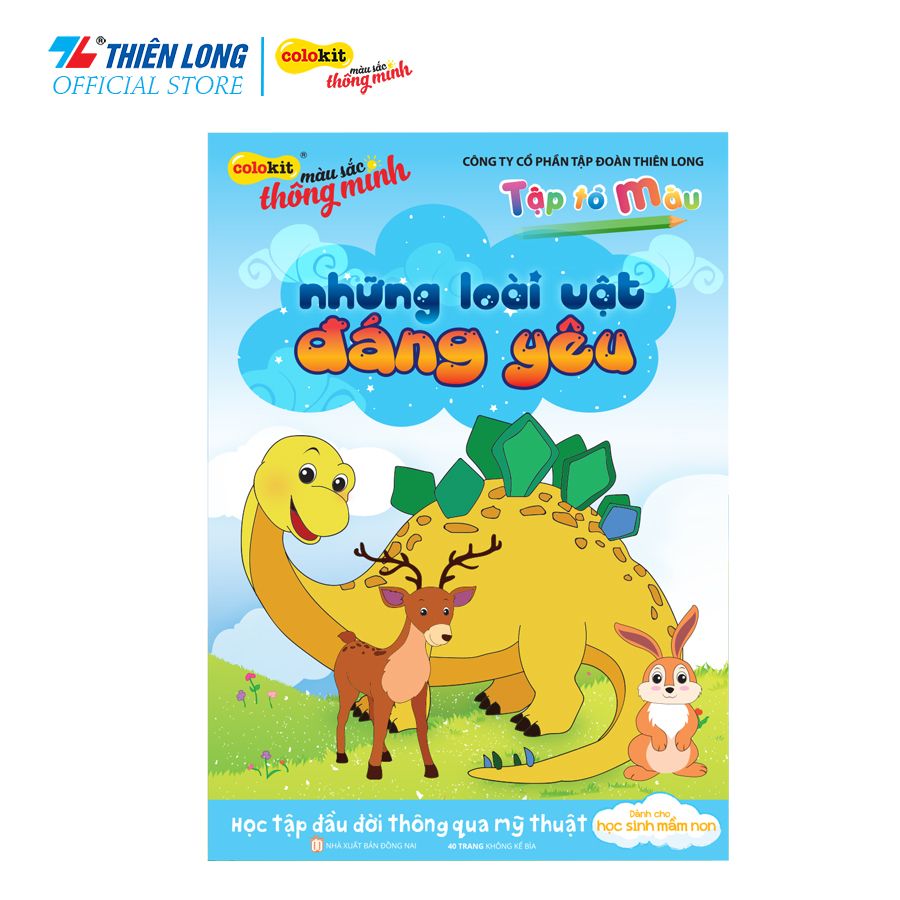 Tập Tô Màu Những Loài Vật Đáng Yêu Thiên Long Colokit Cob-C001 – Thiên Long  Shop