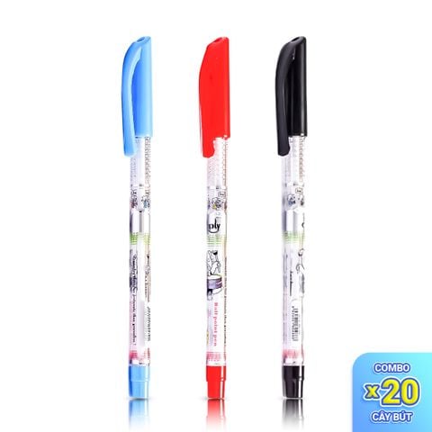 Combo 20 Bút bi Thiên Long Simply TL-062