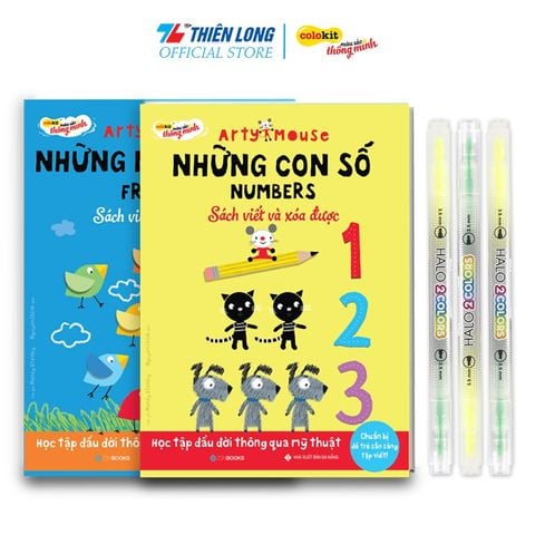 Combo Học Tập Đầu Đời Cho Bé Arty Mouse Thiên Long Colokit