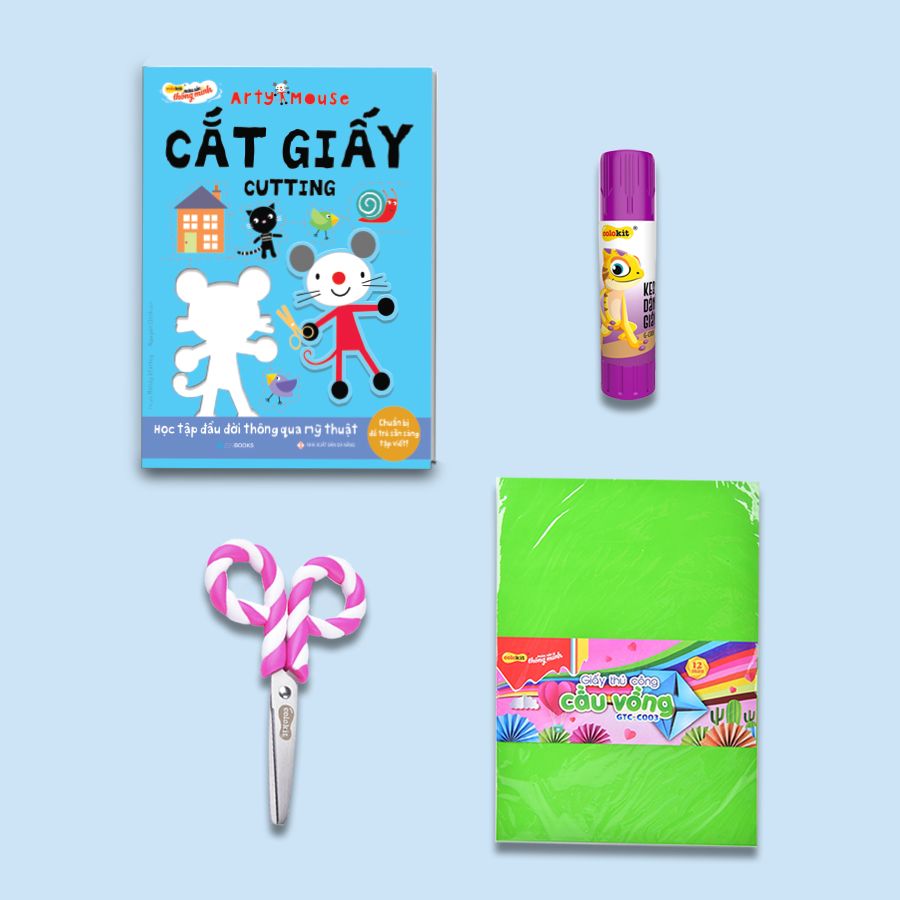 Combo Thực Hành Thủ Công Cho Bé Arty Mouse Thiên Long Colokit