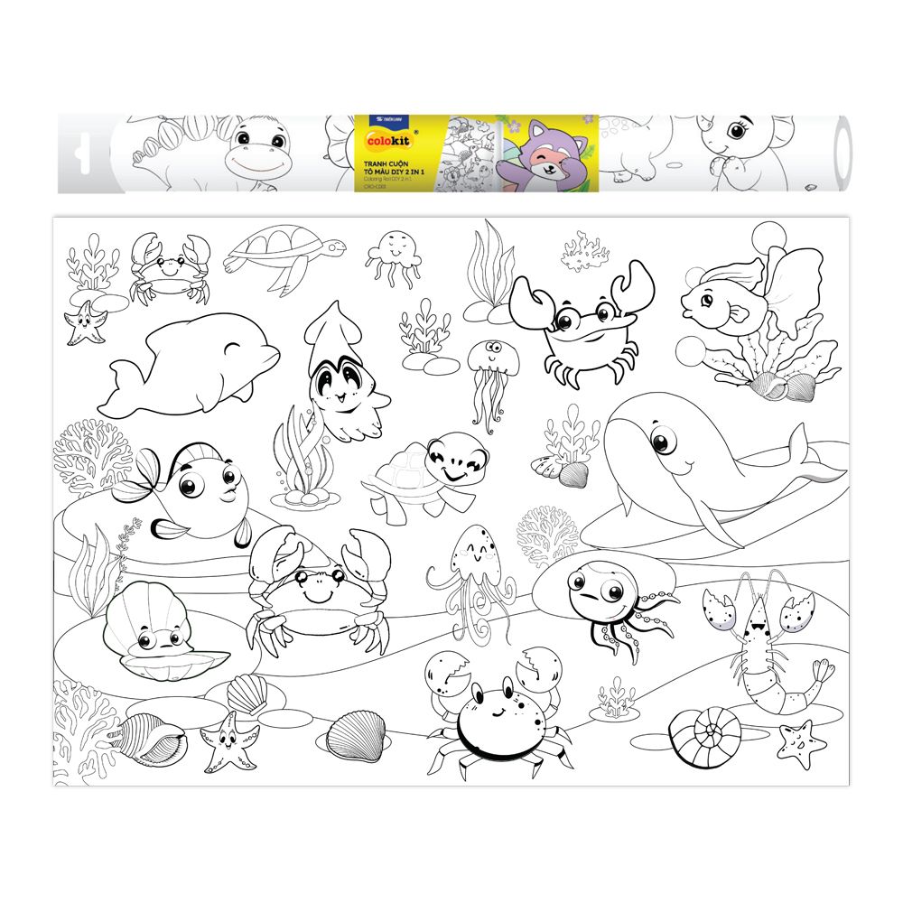Tranh cuộn tô màu DIY Thiên Long Colokit CRO-C001