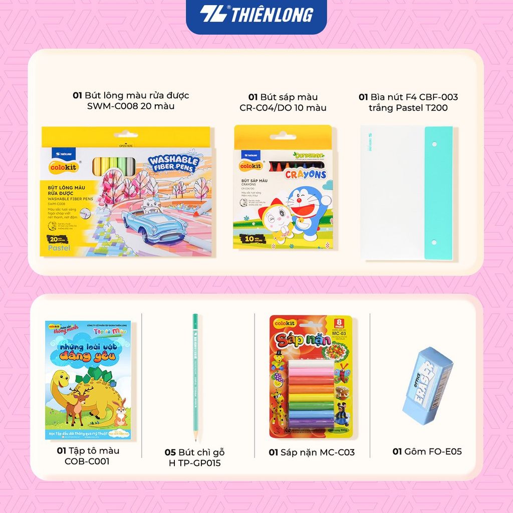 Combo Sáng Tạo (Tiểu Học) - 11 món