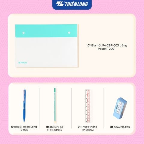 Combo Học Tập Tiện Ích Phù Hợp Cho Cấp Trung Học  - 18 món