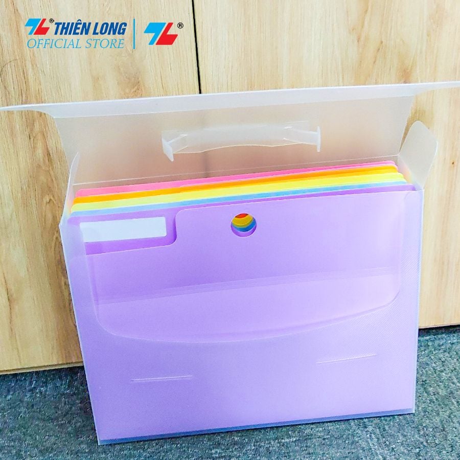 Bìa 5 ngăn hồ sơ gia đình lưu 130 tờ A4 Thiên Long DF-001