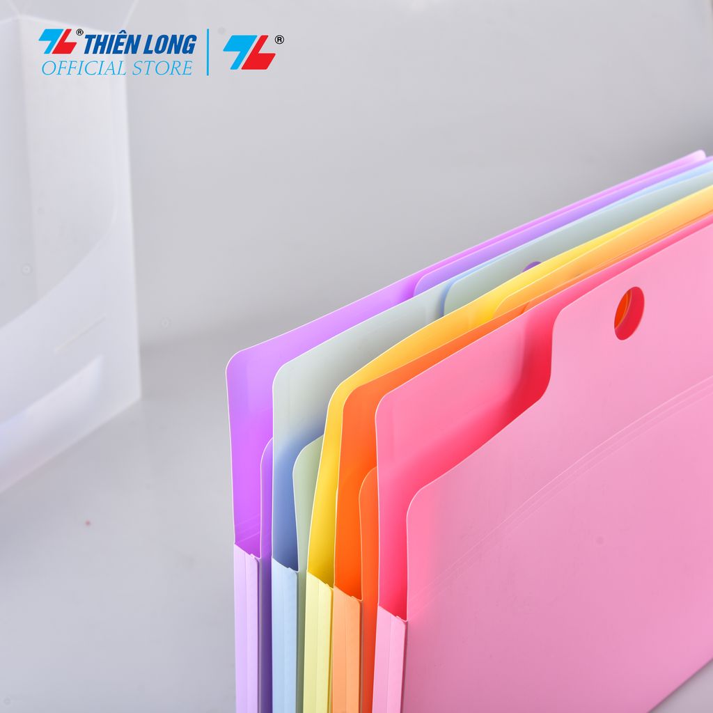 Bìa 5 ngăn hồ sơ gia đình lưu 130 tờ A4 Thiên Long DF-001