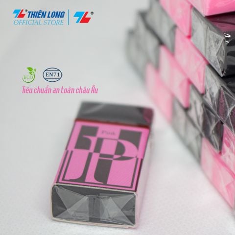 Gôm tẩy chì 'Siêu kul ngầu' Black & Pink Trendy Thiên Long E-011