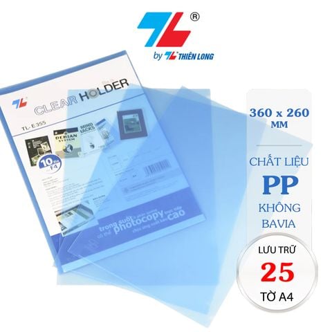 Bìa lá Thiên Long F4 E355 (FS)