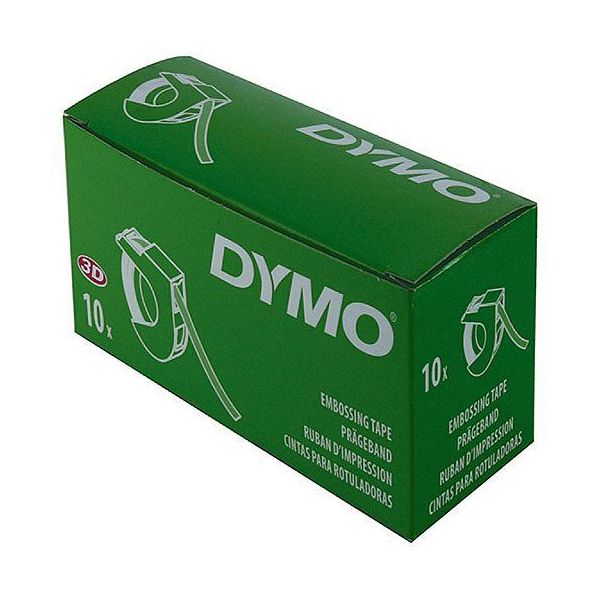 Tem in nhãn Dymo 9mm x 3m đỏ