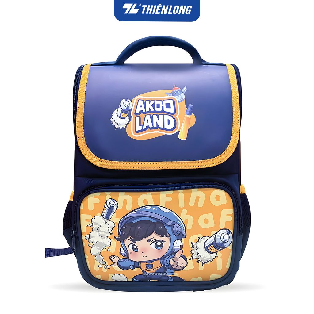 Cặp chống gù - Balo học sinh AkooLand Thiên Long BP-022/AK - Đệm mút dày dặn hơn