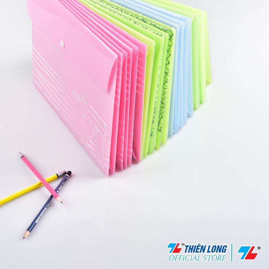 Bìa nút 3 ngăn Thiên Long Flexoffice FO-CBF018 (chứa 130 tờ A4)