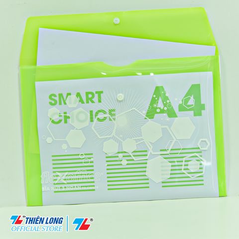 Bìa nút 3 ngăn Thiên Long Flexoffice FO-CBF018 (chứa 130 tờ A4)