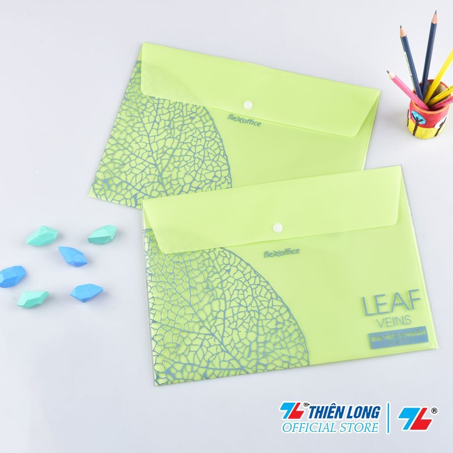 Bìa nút 3 ngăn Thiên Long Flexoffice FO-CBF018 (chứa 130 tờ A4)