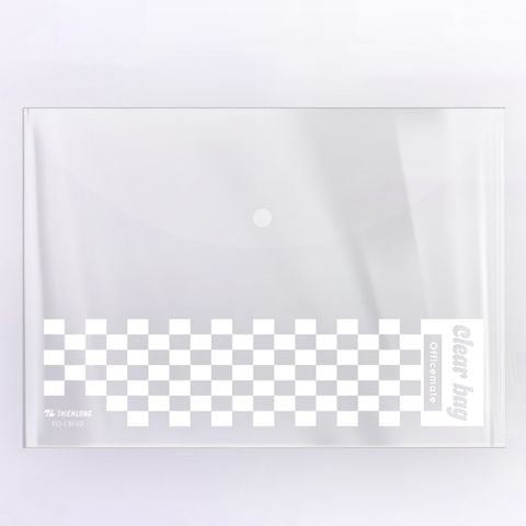 Bìa nút A4 Thiên Long Officemate FO-CBF02 họa tiết caro