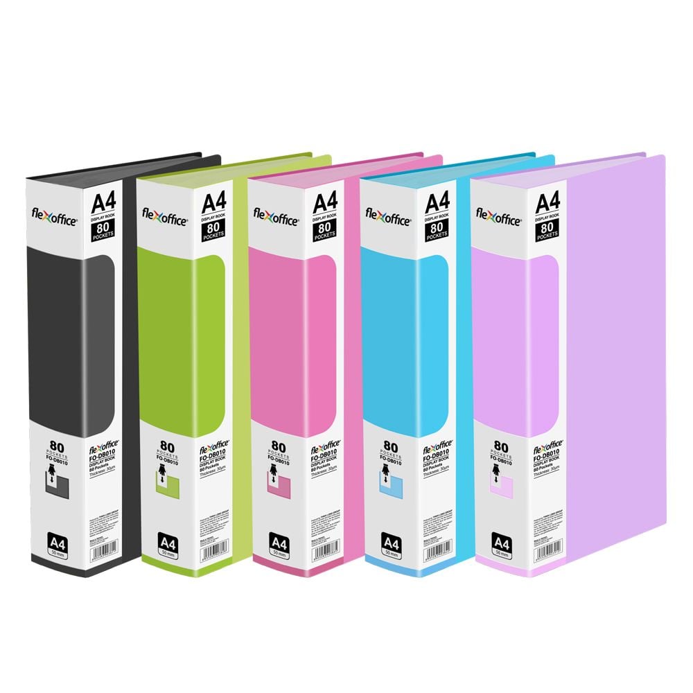 Bìa đựng hồ sơ 80 lá sức chứa 400 tờ A4 80 gsm Thiên Long Flexoffice FO-DB010