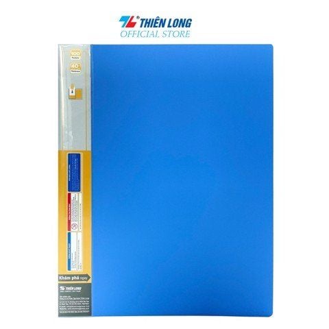Bìa 100 lá A4 FO-DB05 - Xanh