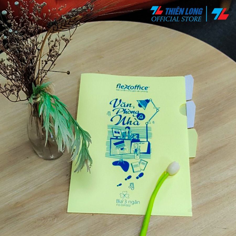 Bìa hồ sơ 3 ngăn Thiên Long Flexoffice A4 FO-DIF002