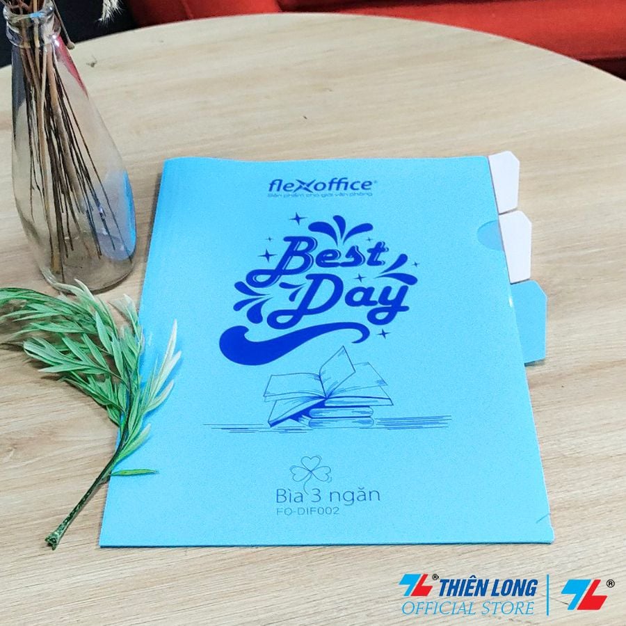 Bìa hồ sơ 3 ngăn Thiên Long Flexoffice A4 FO-DIF002