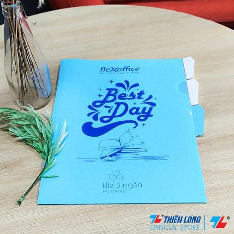 Bìa hồ sơ 3 ngăn Thiên Long Flexoffice A4 FO-DIF002