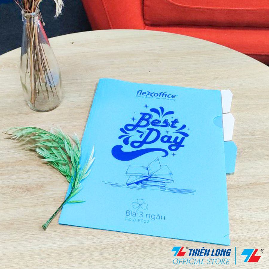 Bìa hồ sơ 3 ngăn Thiên Long Flexoffice A4 FO-DIF002