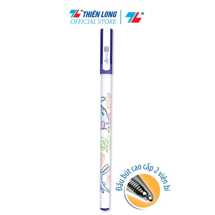 Combo 20 Bút gel 2 viên bi Thiên Long Flexoffice FO-GEL18/VN - Mực nước, đậm, tươi