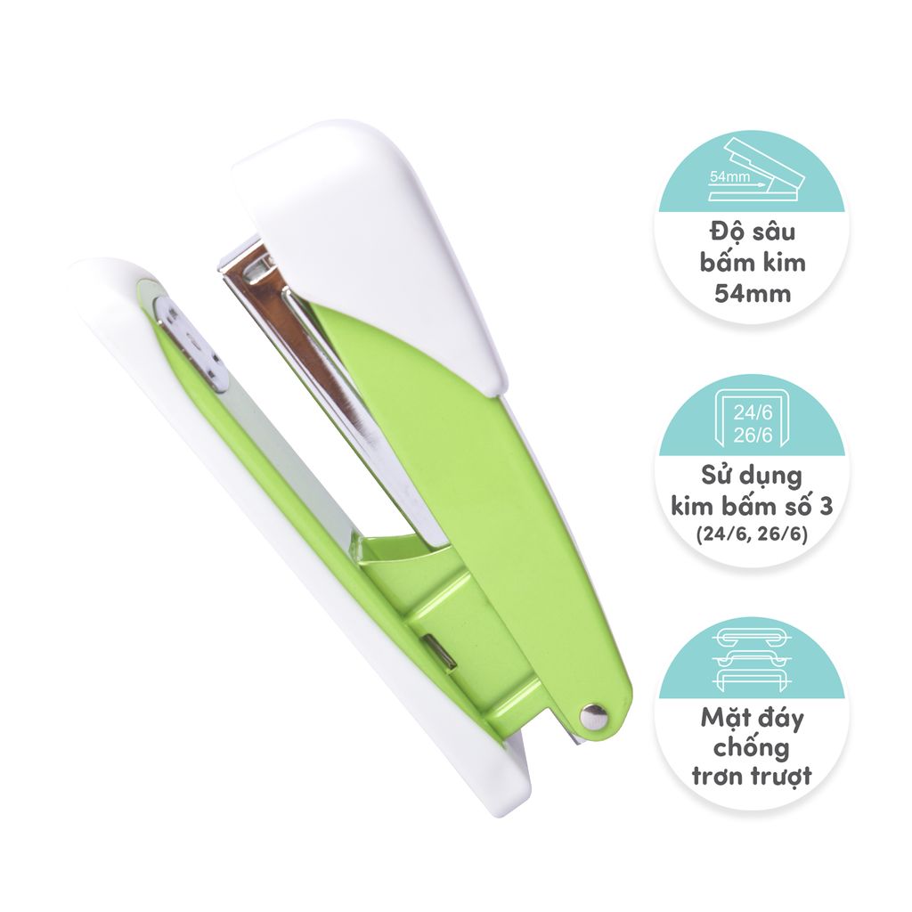 Bấm kim số 3 Thiên Long Flexoffice FO-ST005