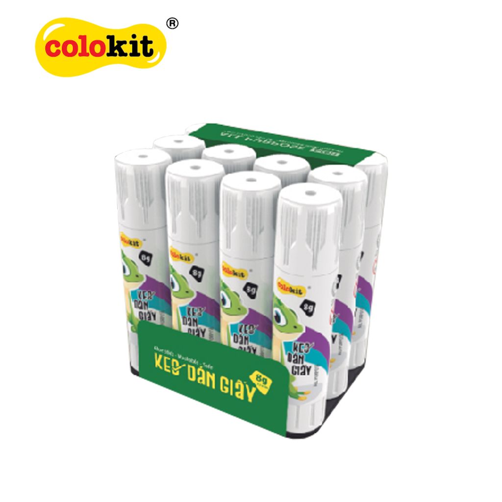 Keo dán - Keo khô Thiên Long Colokit G-C011 màu trắng trong suốt, độ kết dính cao, không độc hại - Mẫu ngẫu nhiên