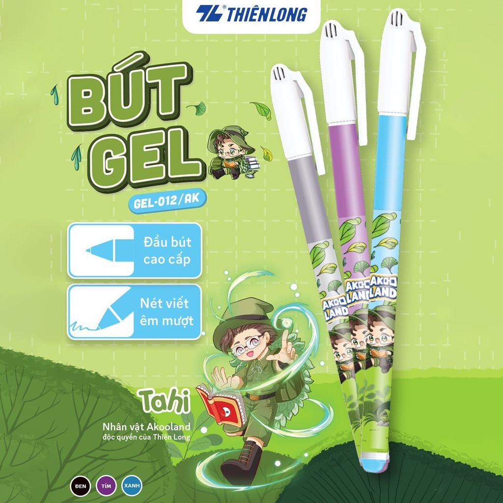 Bút Gel Starlit Thiên Long GEL-012